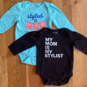 3-6M Long Sleeve Onesie Bodysuits